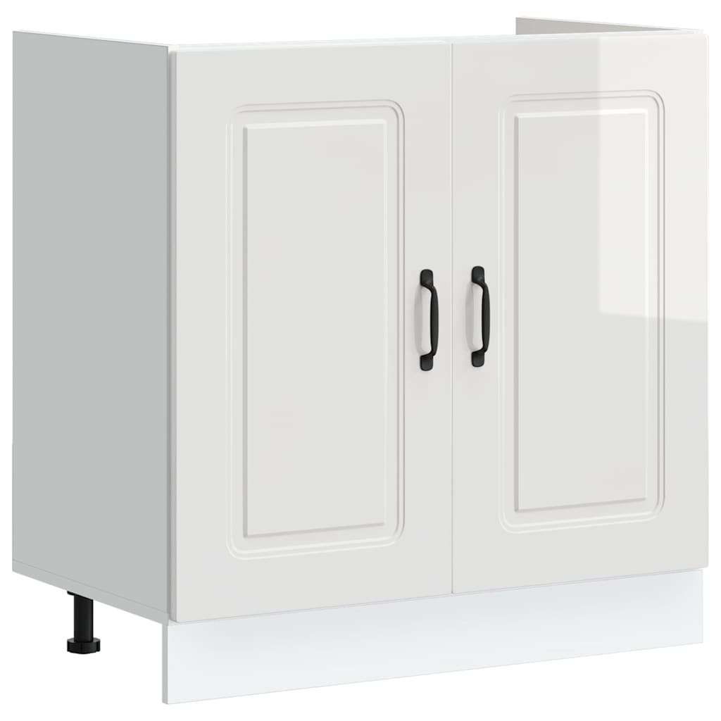 Vidaxl Sink Cabinet, Kalmar, White, 80X46X81.5 Cm