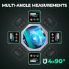 Magnetic Digital Angle Finder with Electronic Laser Gauge Protractor Inclinometer Level Magnets Level Ruler Angle Slope 0-90°
