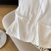 Korean Style Sleeveless Cotton Linen Vest Women Embroidered Summer Top