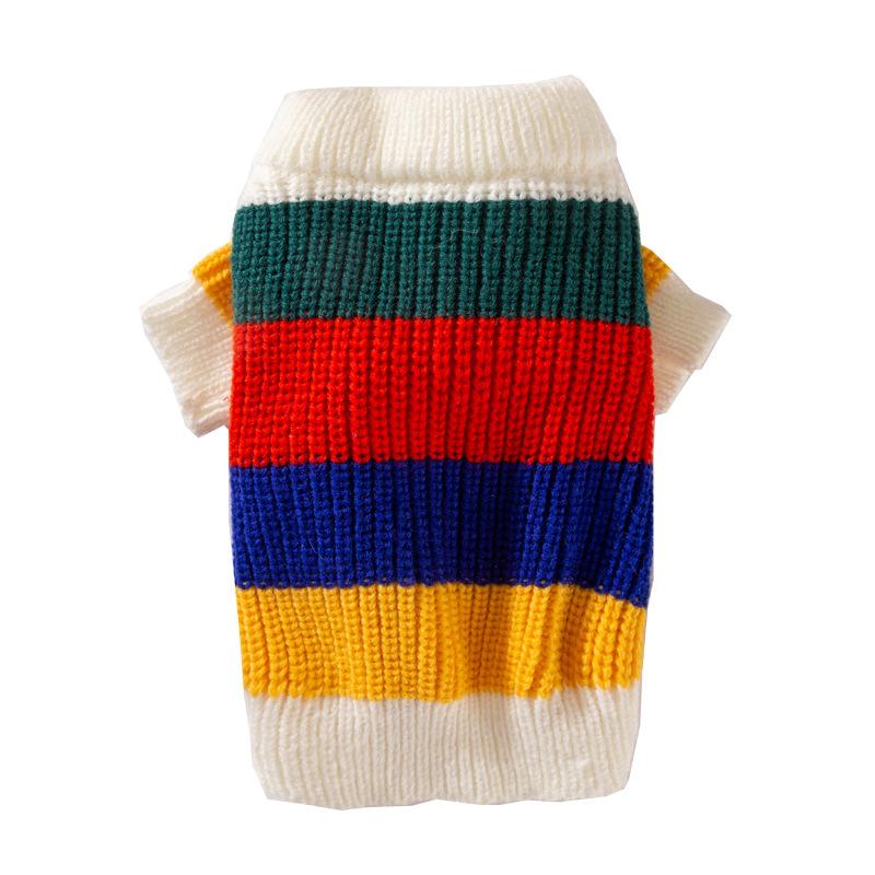 Cat clothes autumn and winter new round neck pullover sweater warm two-legged cat dog hairless cat pet clothing