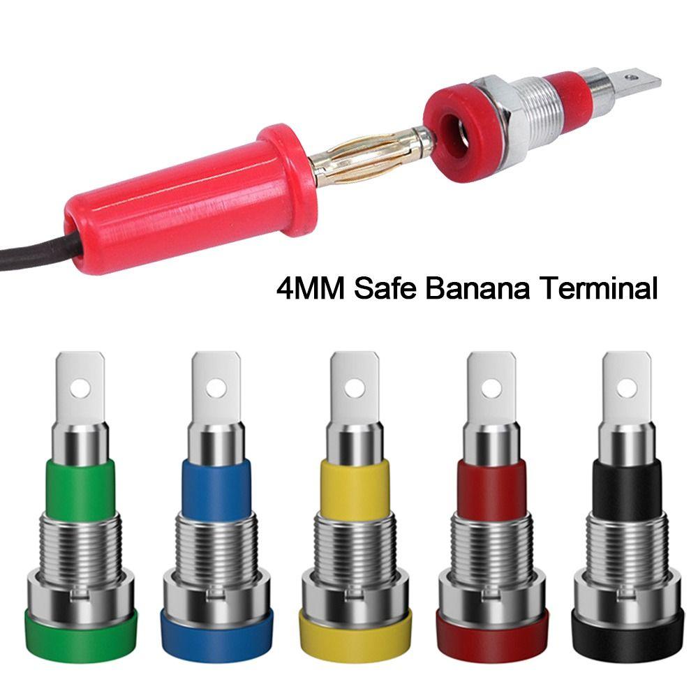 

Insulated Binding Post Nut Safety 4MM Banana Terminal Terminal Binding Post Test Plug