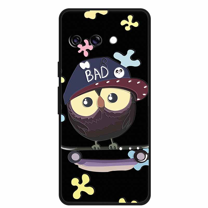For Google Pixel 9A 5G Case 3D Relief Flower Emboss Soft Silicone various Flower Cartoon Cat Cover For Google Pixel 9a TPU Cases