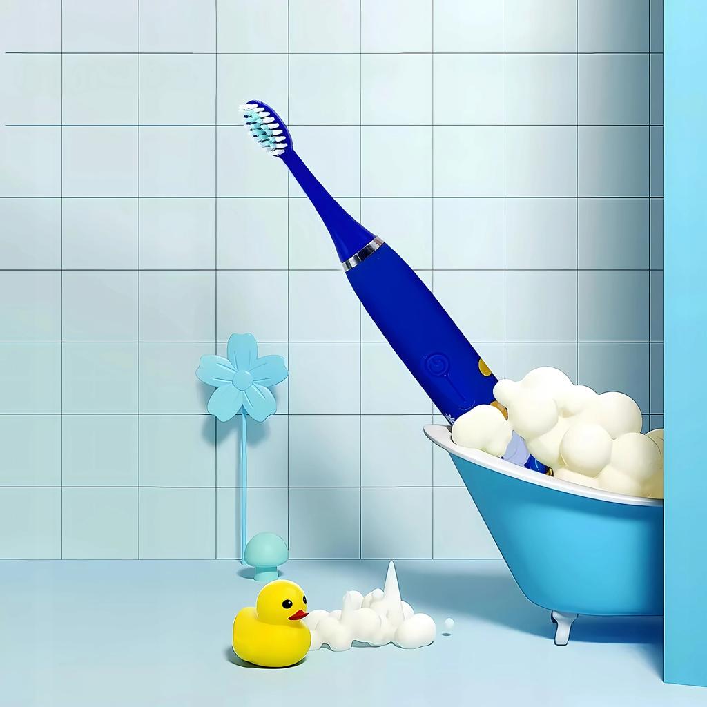 Sonic Toothbrush for Children, Electric, 4 Heads, Waterproof