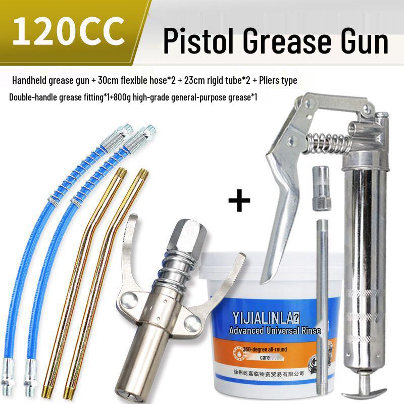 Mini One-Hand High-Pressure Grease Gun with Auto Air Venting