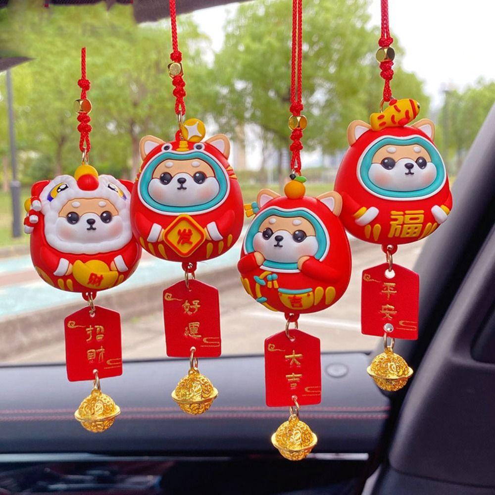 

Exquisite Gift Schoolbag Pendant Chinese Style Key Ring Cartoon Dog Key Chain Car Key Accessories