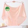 Plus Size Women's Bamboo Fiber Mid-High Waist Panties - Breathable, Antibacterial, Comfortable, Hip-Hugging, Mom Briefs.