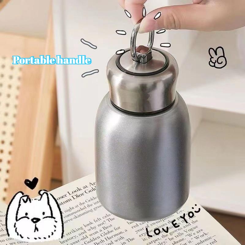 

Изолированная бутылка для воды Портативная 316 Нержавеющая сталь 300 мл термос чашка Большой живот для мужчин и женщин Маленькая толстая модная чашка для напитков 300ml