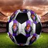 Villarreal Indoor Soccer Ball Colorful Machine Stitched PVC Size 5 Team Training Competition Ready Durable High-Bounce Cool Sports Gift