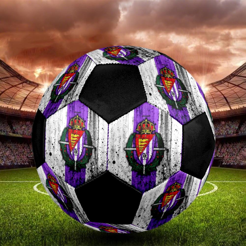 Villarreal Indoor Soccer Ball Colorful Machine Stitched PVC Size 5 Team Training Competition Ready Durable High-Bounce Cool Sports Gift