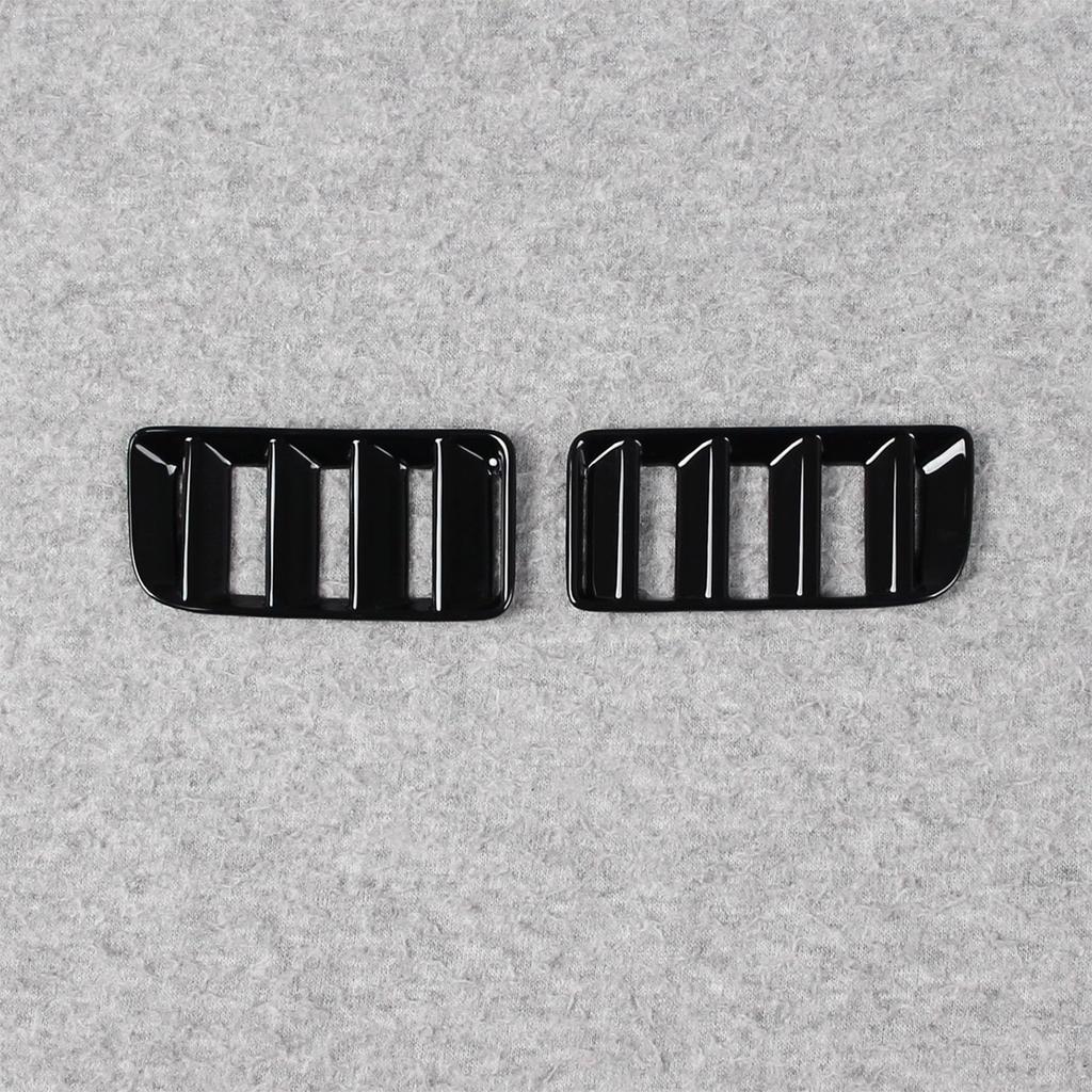 RUIQ Nissan Serena C28 Series Interior Front Upper Air Conditioning Vent Ring Garnish Panel (Piano Black)