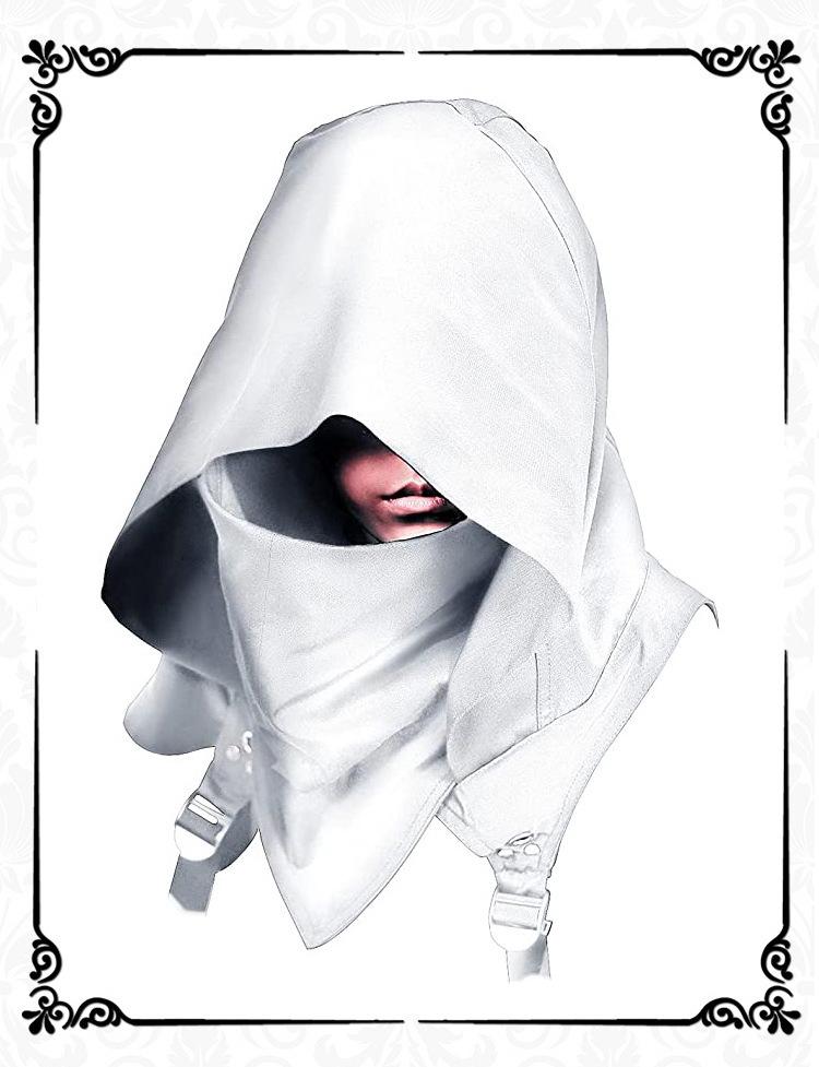Cyberpunk Hooded Cloak for Halloween & Medieval Role-Play