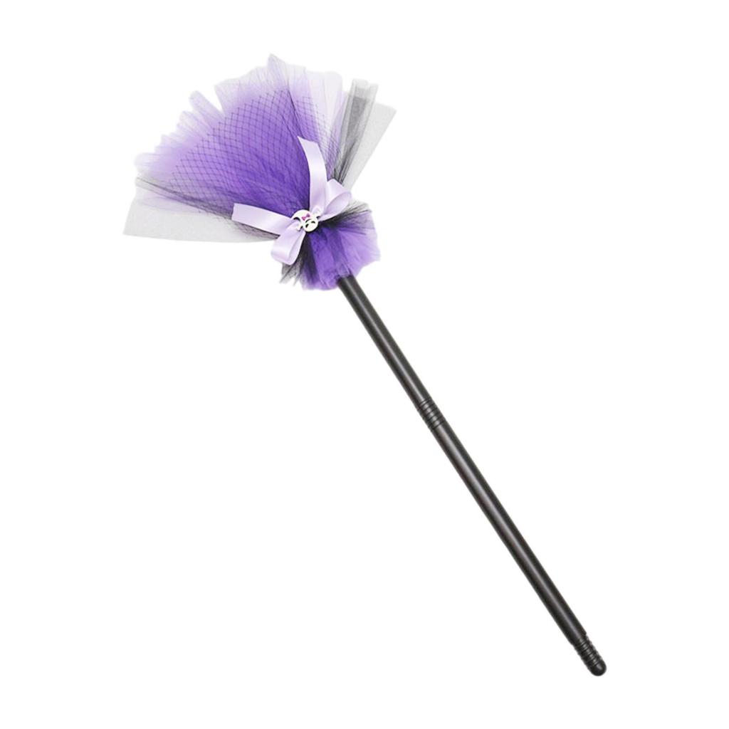 Halloween Witch Broom Halloween Broomstick Children Creative Photo Props Witch Broomstick for Holiday Stage Performances