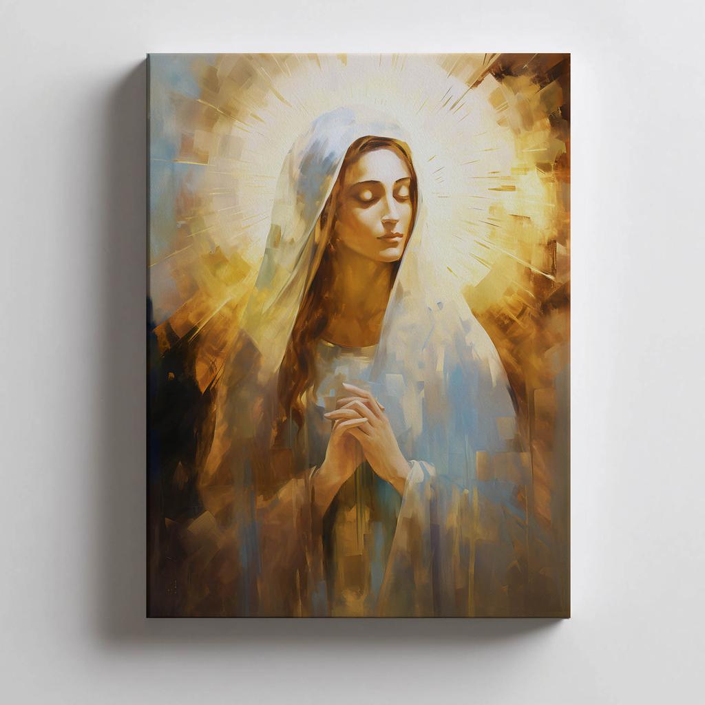 Poster Himmlische Gnade Poster Himmlische Gnade, 70X100 Cm, Ohne Rahmen, Premium-Leinwand auf Keilrahmen