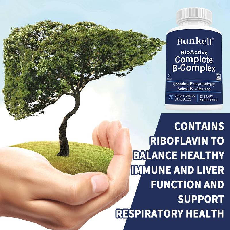 Bioaktive B-Vitamine, 120 vegetarische Kapseln