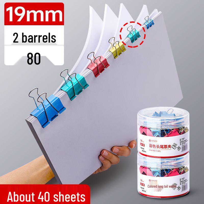 Multifunctional Dovetail File Organizer Clips - Colorful, Large, Medium, Small (15-Pack)