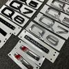 The new ABS letter 3D sticker For 4UYEF Q2 Q3 Q5 Q7 Q8 logo quattro Sline Black Silver general