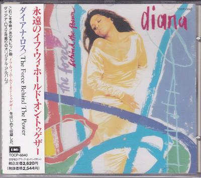 CD DIANA ROSS  The Force Behind The Power TOCP6840 EMI 1991 Japan SoulFunk Used