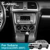 Couvercle de cadre d'ajustement de climatisation en fibre de carbone pour Subaru Impreza 2005-2007