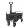 Large Foldable Beach Travel Cart with Trailer 120L