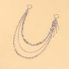Punk Side Chain Trendsetting Metal Pants Jewelry Layered Body Chain Trousers Street Clothing Accessories