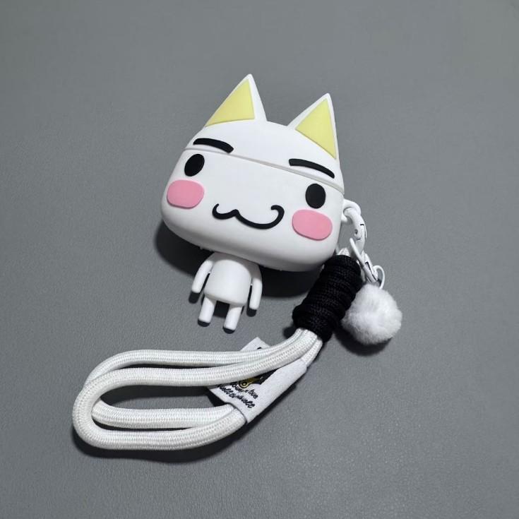 Cute Doro Cat AirPods Pro1 Apple Bluetooth Headset Case 1st Generation Cartoon Protective Case for Pro1 Moe
