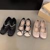 Inner Height Increase Pink Ballet Single Shoes Women's Shoes 2025 New French Spring and Autumn Mary Jane Gentle Evening Shoes
