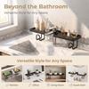 Rustproof Bathroom Storage Rack No-Drill Faucet Drain Organizer Sink Drying Rack  Washstand