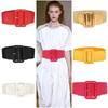 Belt Women Waist Stretch Elastic Wide Buckle Ladies Dress Waistband Strap Casual