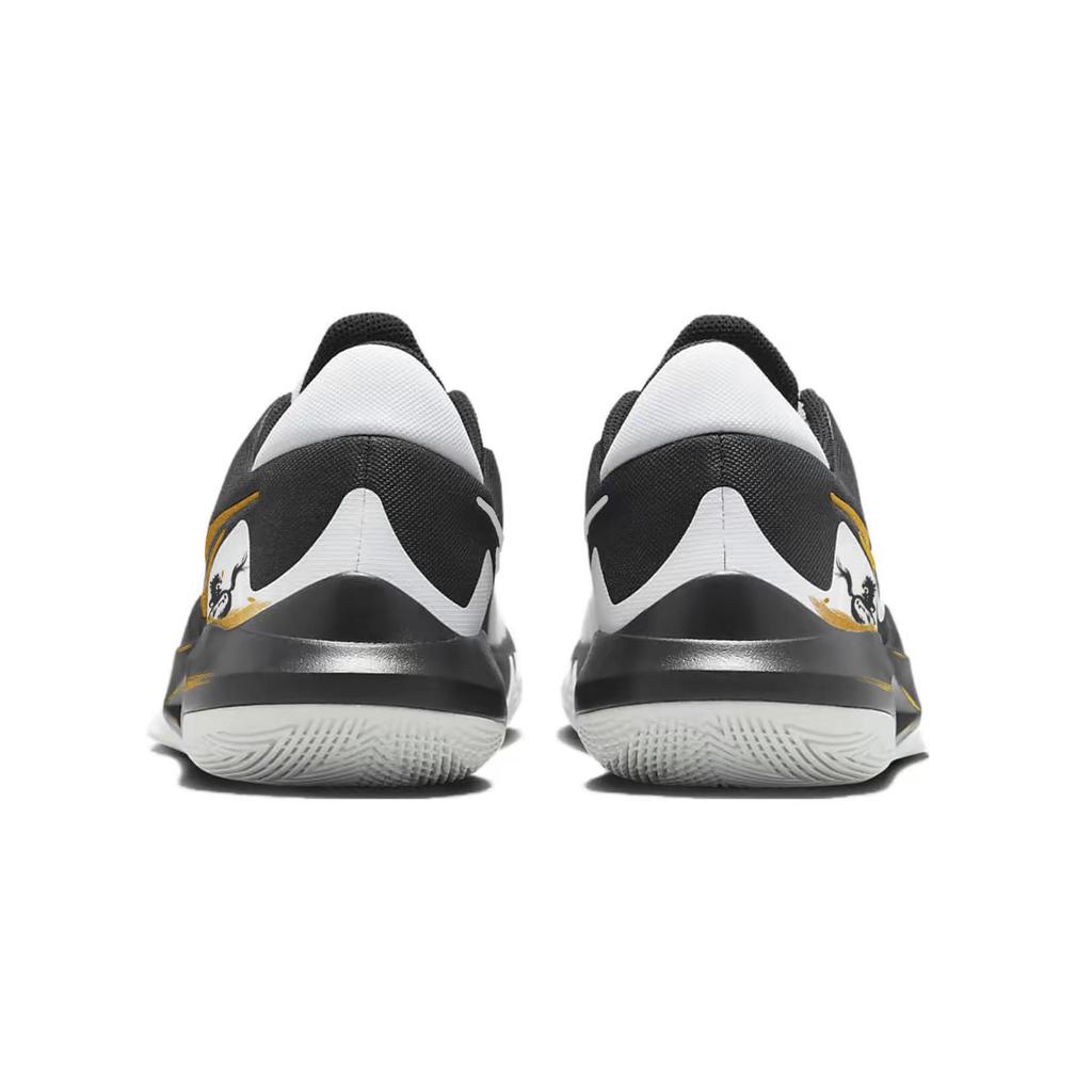 Nike Precision 6 Precision 6 Golden Trace Snow Niedrige Basketballschuhe Herren Schwarz Gold DD9535-007(Team16-LD)