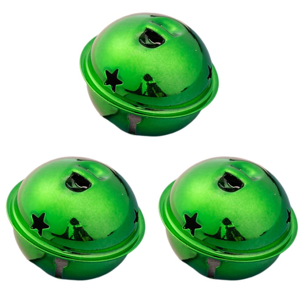 3/6PCS Christmas Jingle Bells 40mm Five-Pointed Star Jingle Bells Metal Small Jingle Bells Craft Christmas Decoration
