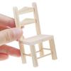 1:12 Dollhouse Furniture Miniature Wooden Kitchen Chair Kids Pretend Play Beautiful Toy 1:12 Mini Doll House Dollhouse Restaurant Chair