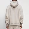 Fear of God Essentials Fleece Hoodie with Shoulder Logo Patch Unisex Tops Tan FOG-FW20-310