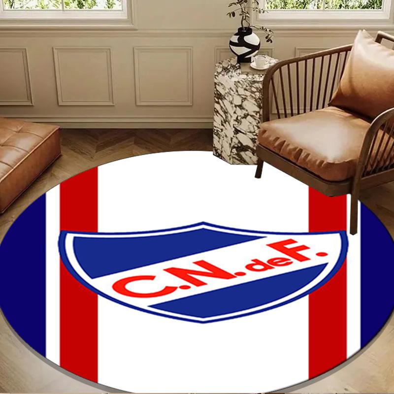Montevideo Shield Emblem Round Mat, Anti-slip Circle Carpet Chair Rug For livingroom,Bedroom, Doormat Home Decor Gift Christmas Gifts