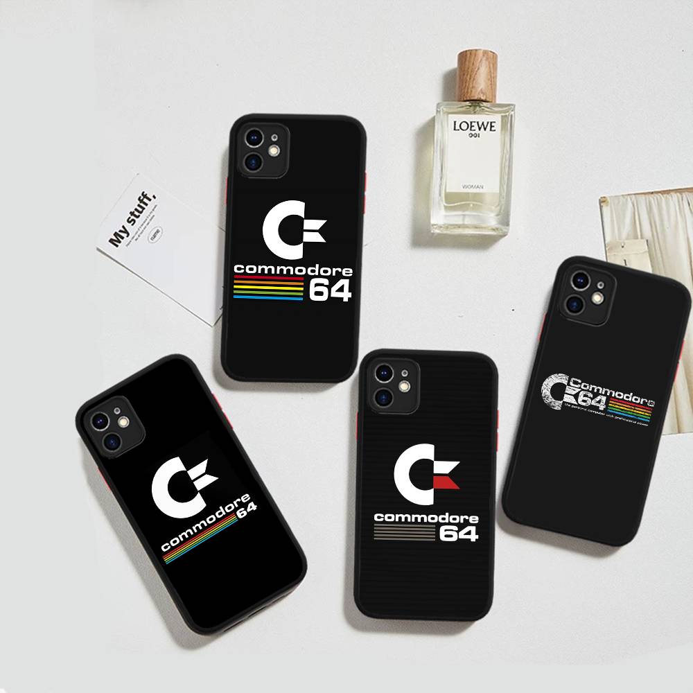 Retro Commodore 64 Phone Case For IPhone 13 12 X XS MAX Pro Max 16 15 11 14 Pro Max Shockproof Matte Cover