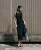 Lamerei Boat Neck Sleeveless Dress[Lmbfsu25Dr5808]-Black