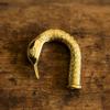 Royal Brass Handle Walking Stick – Vintage Engraved Wooden Cane Gift