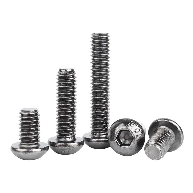 KaYing M3 Black Nickel Plated Hex Button Head Cap Screws