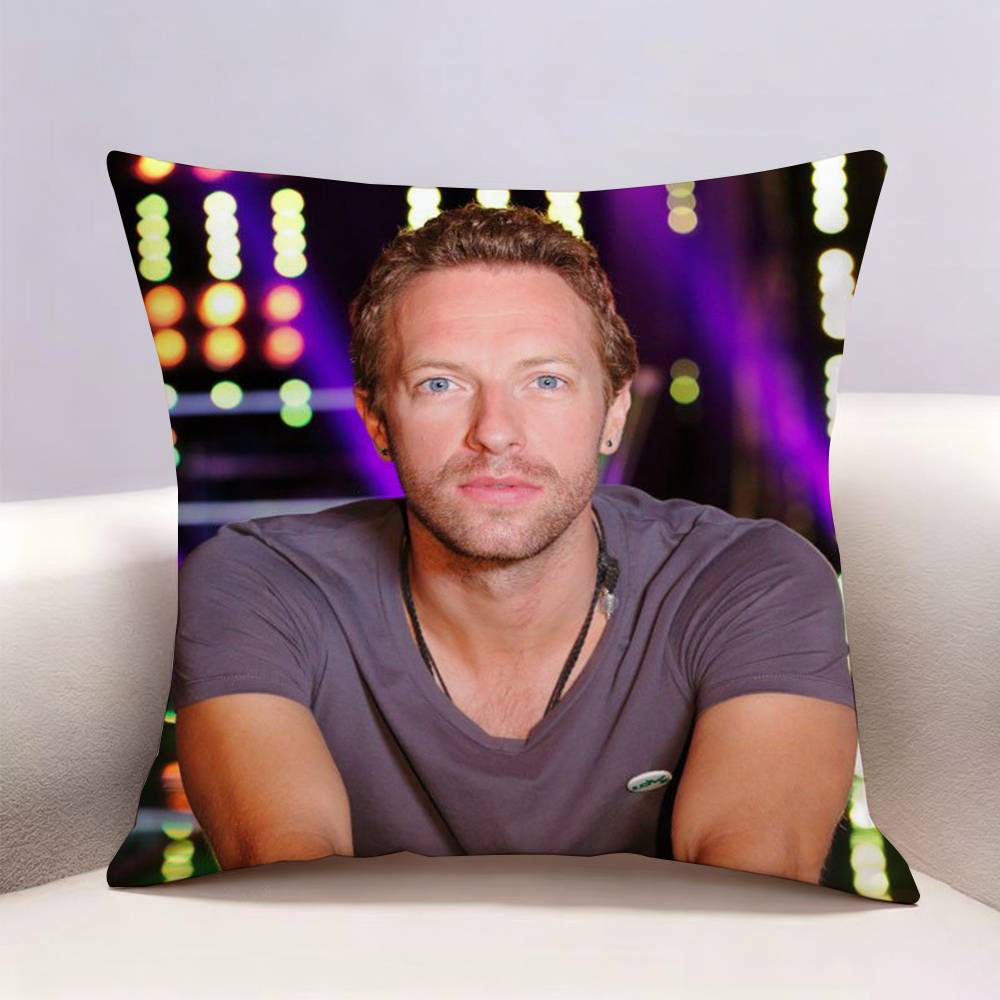 CColdplay Band Doublesided print Pillow Case for Sofa Living Room Home office Decor Protective Cover