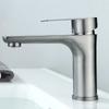 Gun Gray/Brushed Stainless Steel Faucet Washbasin Sink Hot and Cold Water Home Bathroom Kitchen Cabinet Washbasin