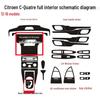 08-16 Classic Sega Carbon Fiber Center Console Decor Stickers - Protective & Color-Changing Film