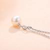 FANCIME Freshwater Pearl Necklace for K14 White Genuine Single Twisted Silver 14K Perfect Day or Christmas Gift Women, 7-8mm, Gold, Lab-Grown