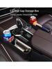Car Seat Crevice Storage Box Seat Gap Slit Pocket Catcher Organizer Universal Car Seat Organizer Card Phone Key Holder Pocket