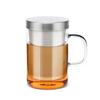 Samadoyo Heat Resistant Filter Glass Tea Cup Water Cup Personal Cup 500ml 350ml