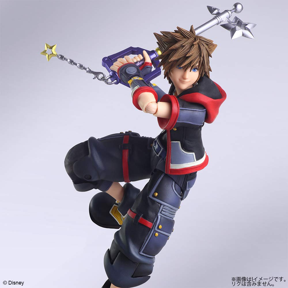 KINGDOM HEARTS III BRING ARTS Sora Version 2 PVC Painted Action Figure