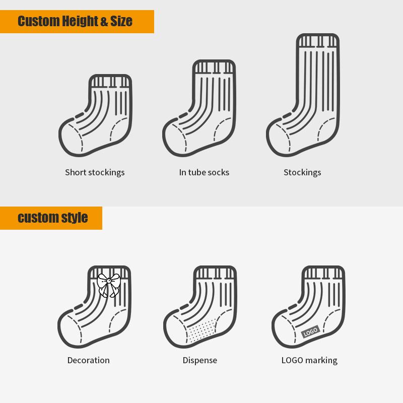 Children's Crew SocksCotton Anti-Bacterial Seamless Spring/Autumn Boys' Girls' School Sports Socks White Black Gray