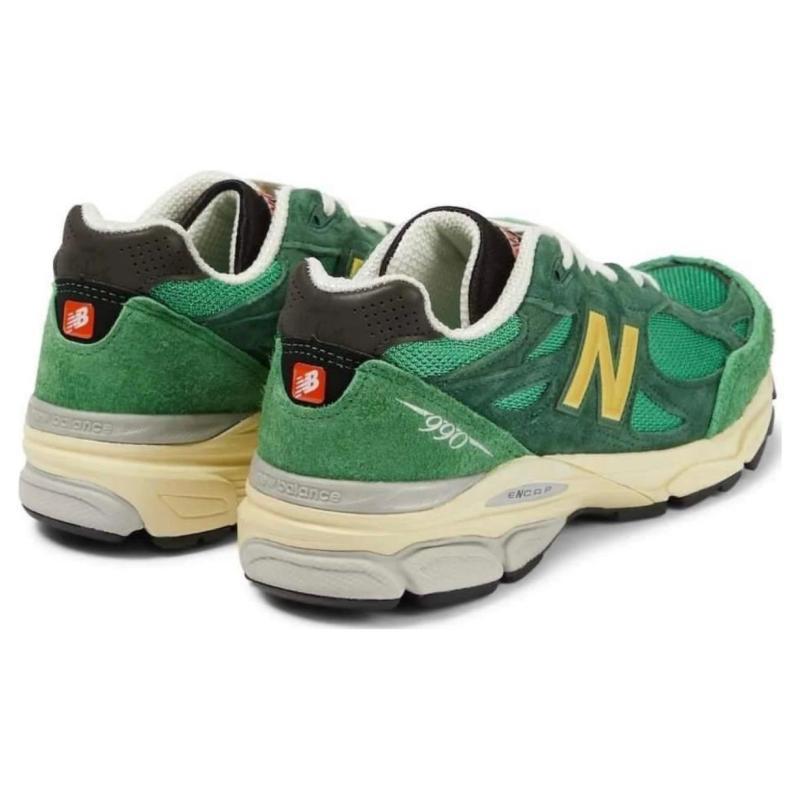 New Balance 990v3 MiUSA Varsity Green Gold Sneakers M990GG3