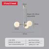 Nordic Luxury Glass Ball Chandelier Danish Designer Retro Magic Bean Living Room Pendant Light Bauhaus Medieval Bar Light