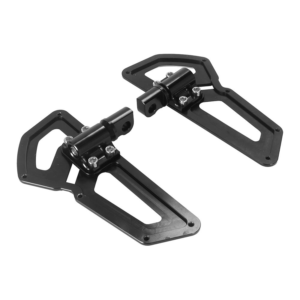 Motorcycle Passenger Floorboard Aluminum Rear Pedal Footpegs Footboard For Harley Touring FLHR Street Electra Glide FLTR Softail