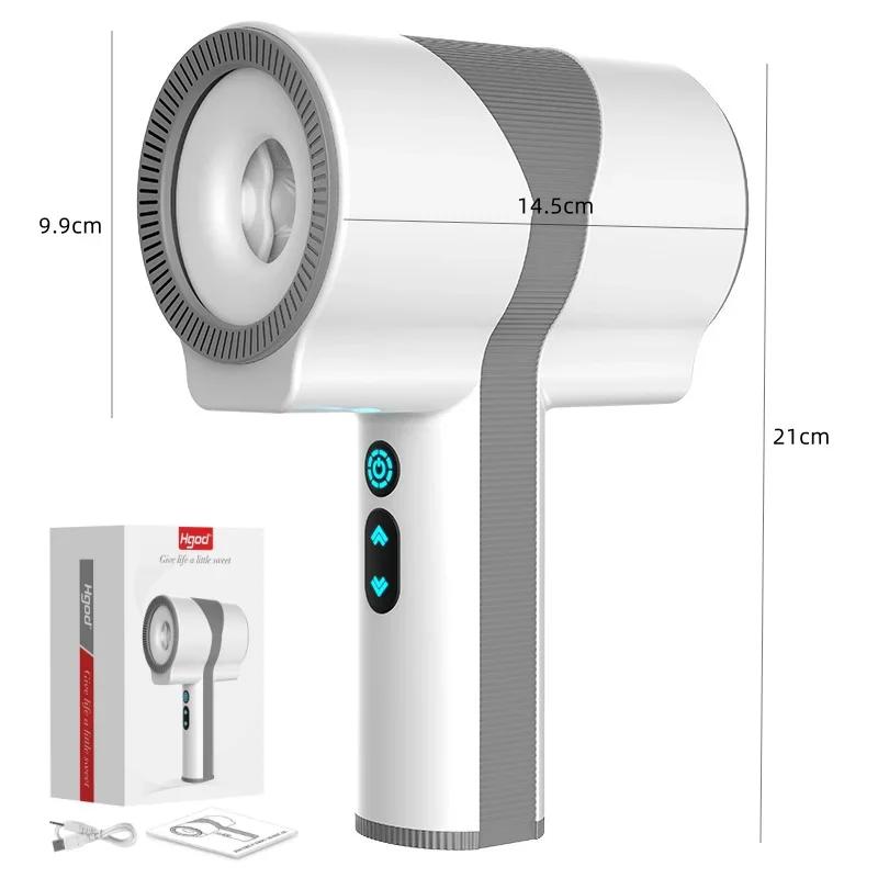 Male Automatic Masturbation Cup Glans Penis Stimulator Telescopic Rotating Blowjob 3D Simulation Vagina Male Adult Products