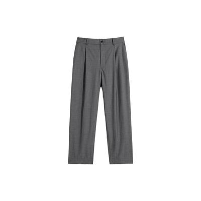 Casual Pants Men's Silver Gray Moderate Straight Fit Pants 889625